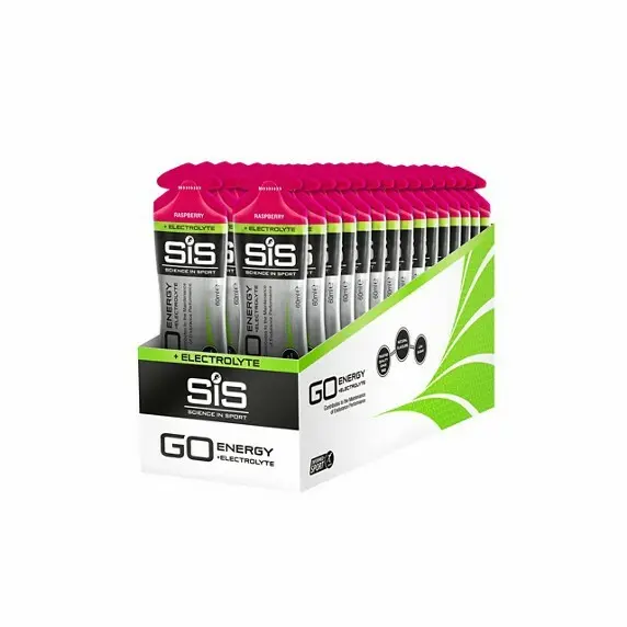 Energiegels Science in Sport Go + Electrolyte - Rose framboise - 60 ml