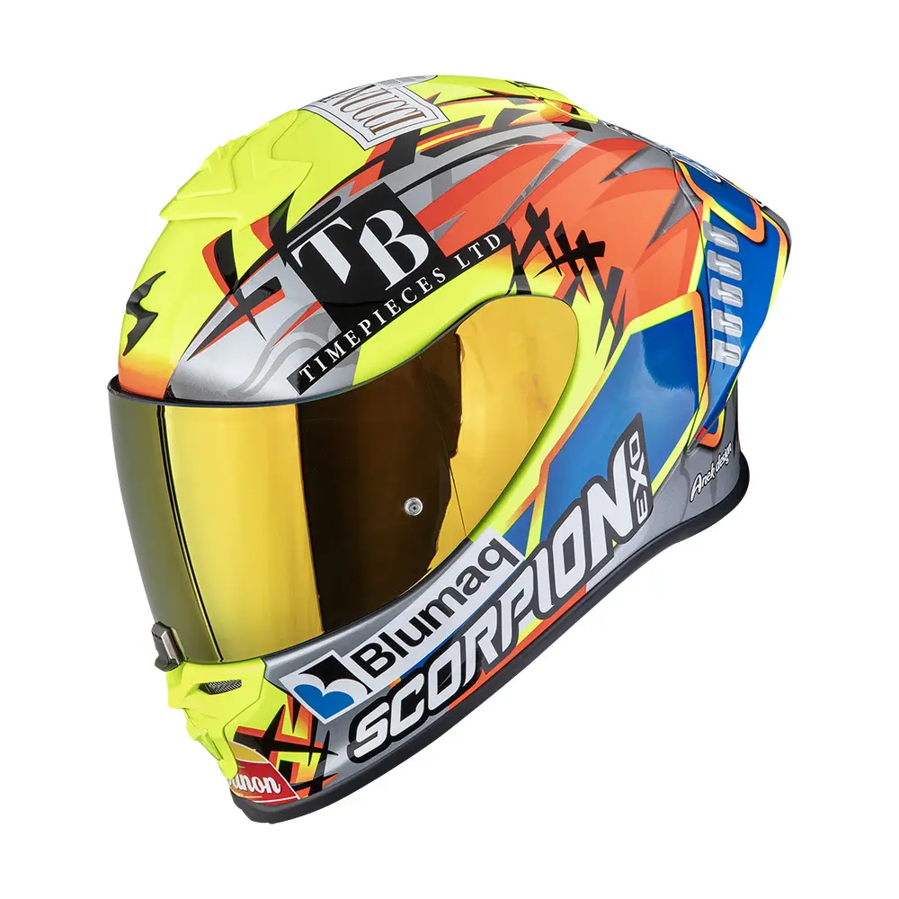 Motorrad-Integralhelm Scorpion Exo-R1 Evo II Air Aron Misano