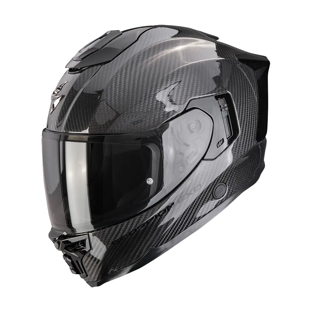 Motorrad-Integralhelm Scorpion Exo-1500 Carbon Air Solid