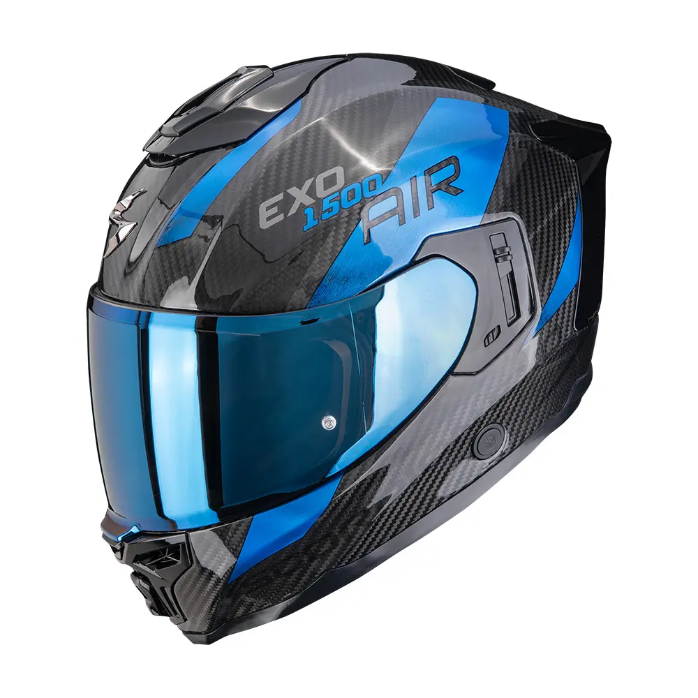 Motorrad-Integralhelm Scorpion Exo-1500 Carbon Air Mundi Platted