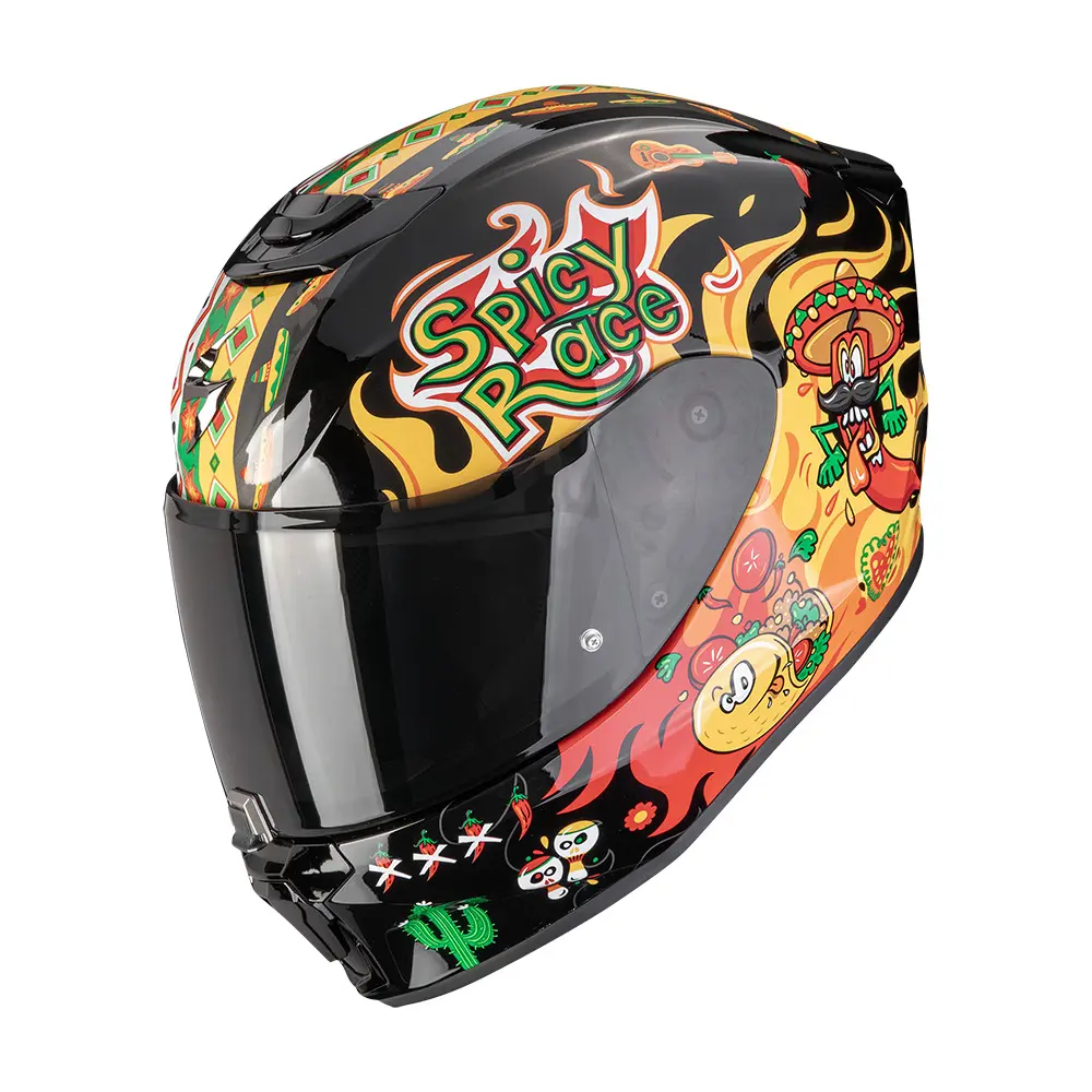 Motorrad-Integralhelm Scorpion Exo-JNR Air Yucatan