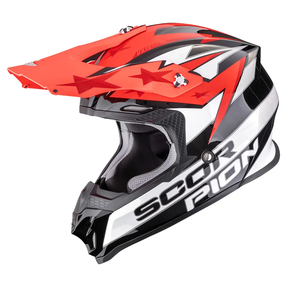 Motorrad-Cross-Helm Scorpion VX-16 Evo Air Patriot
