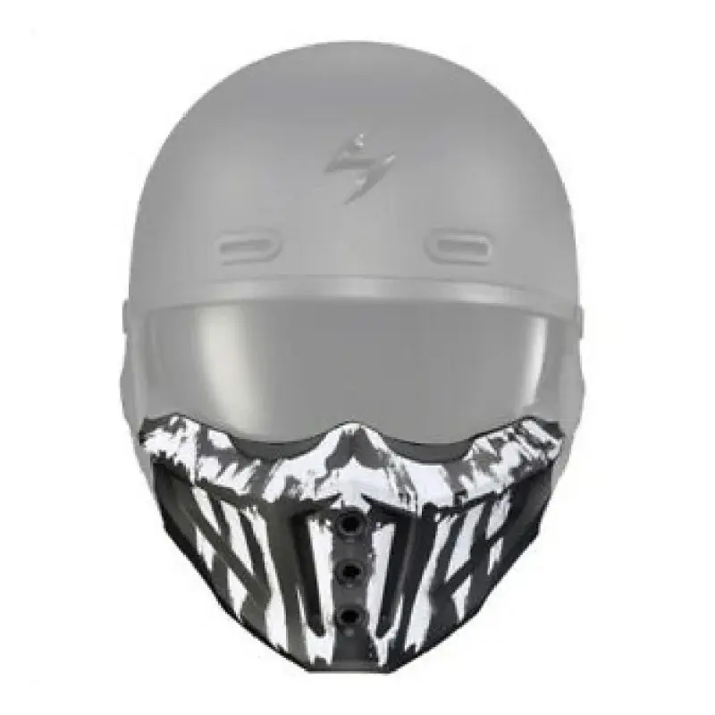 Modularer Motorradhelm Scorpion Exo-Tech Chin Bar Square