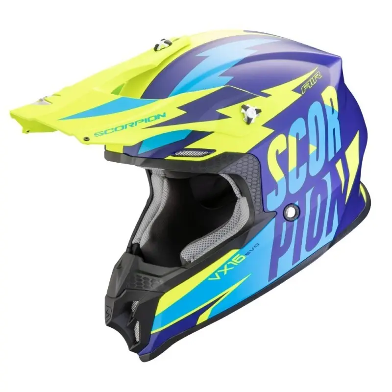 Motorrad-Crosshelm Scorpion VX-16 Evo Air Slanter