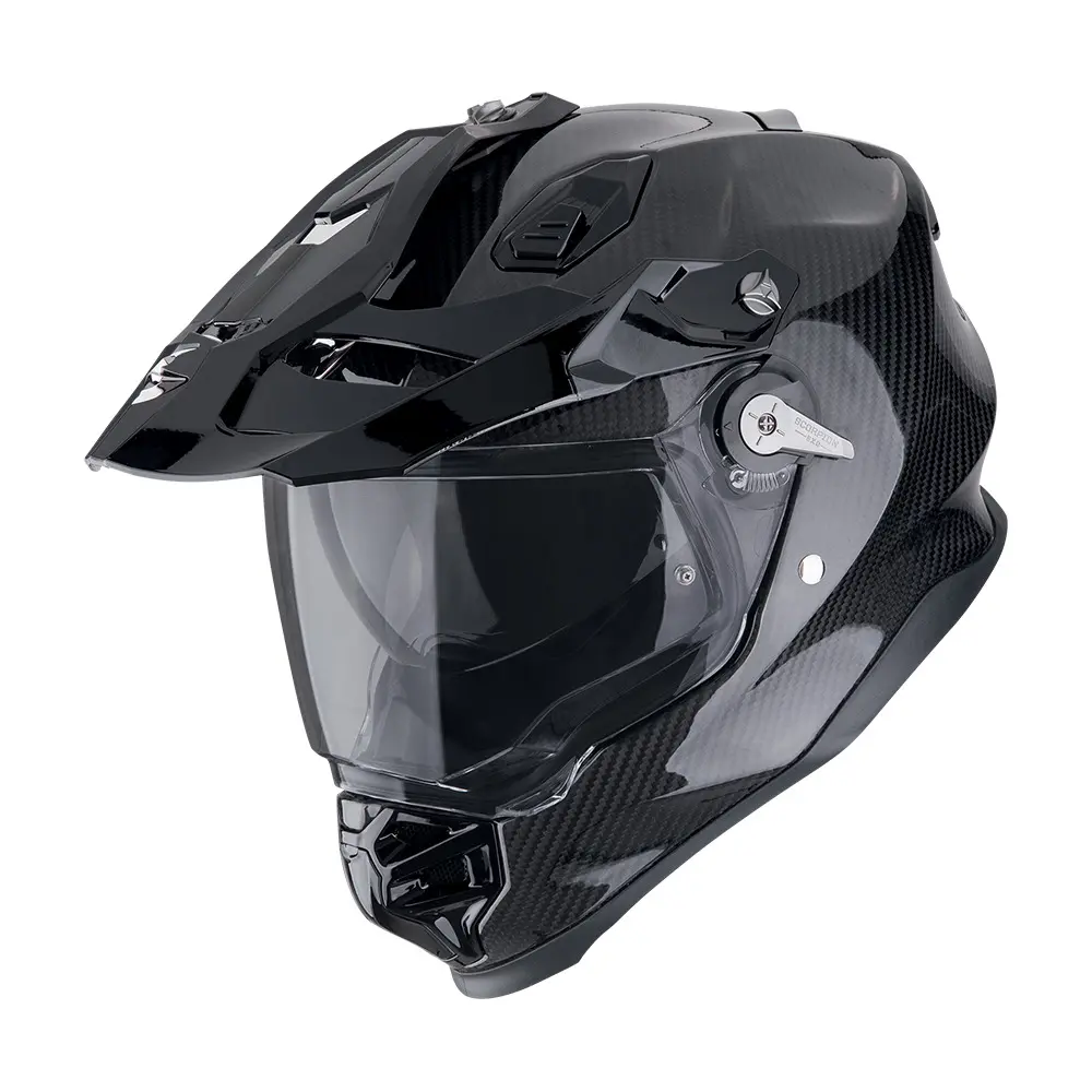 Motorrad-Integralhelm Scorpion Adf-9000 Carbon Air Solid