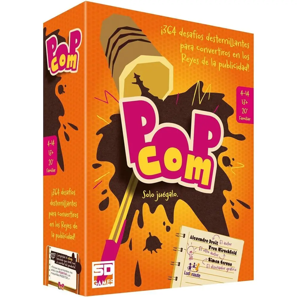 Jeux de société SD Games Pop Com