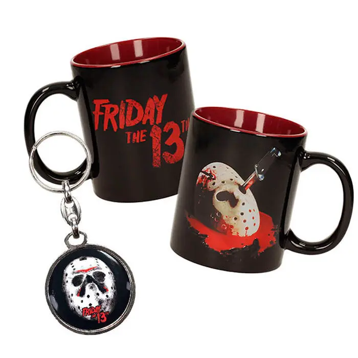 Tasse mit Schlüsselanhänger aus Metall SD Toys Friday the 13th