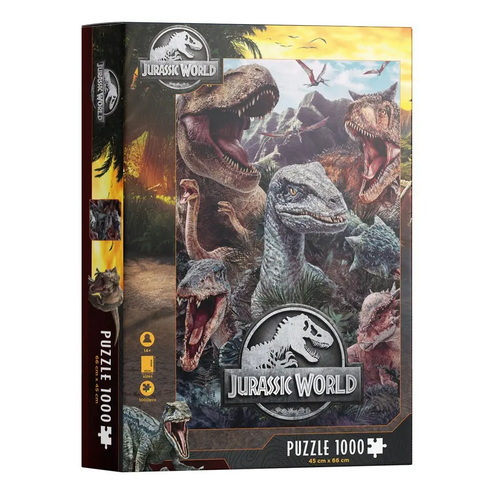 8435450254239 - 1000 Teile Puzzle Jurassic World Poster