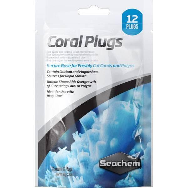 Meilleurs prix pour Accessoire pour aquarium Seachem Coral Plugs (x12)
