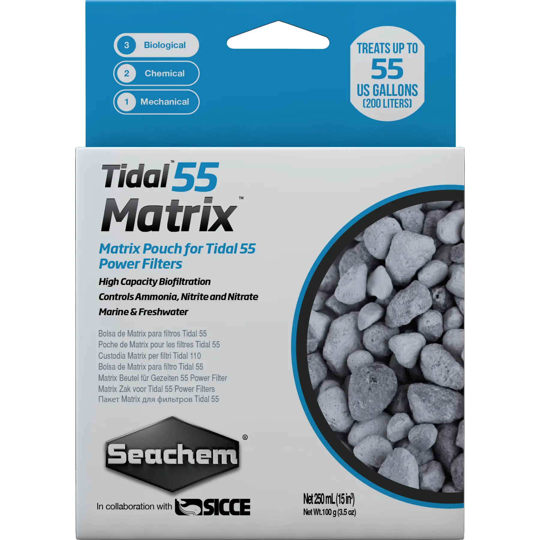 Comparer les prix de Accessoire filtre d'aquarium Seachem Tidal 55 MatrixCarbon