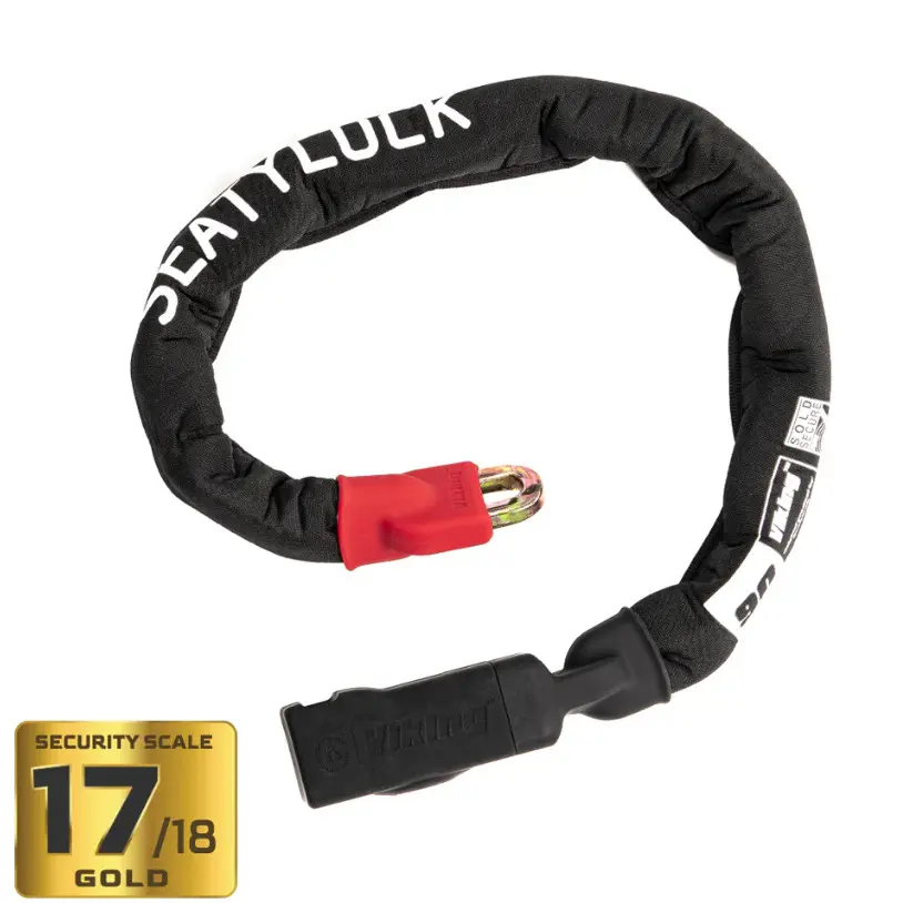 Velo Store - UK Chain lock Seatylock Viking Gold Seatylock | Extra 10% off with Subscription, Postage £16.79 to UK Fedex.