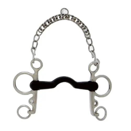 Meilleurs prix pour Mors pelham pour cheval à embouchure cambridge en caoutchouc Sefton