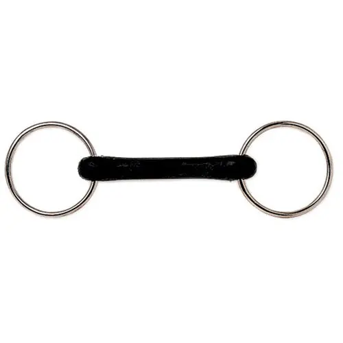 Mors droit pour cheval n caoutchouc dur Sefton