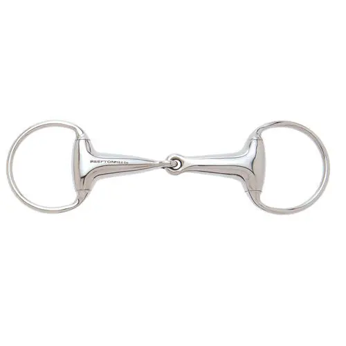 Mors pour cheval anglaise d'olive épais, à bouche creuse, bord arrondi Sefton