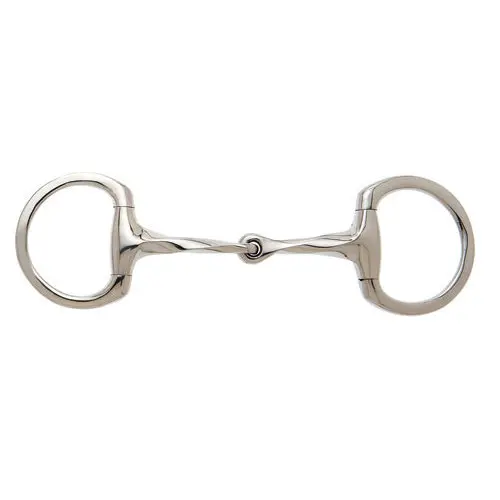 Mors pour cheval anglaise d'olive avec embout torsadé Sefton