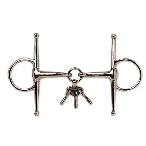 Mors pour cheval anglaise avec bâtonnets et cloches à la bouche Sefton