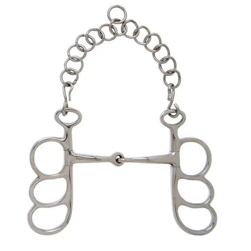 Meilleurs prix pour Mors d'attelage 3 anneaux bout fendu Sefton Barcelone