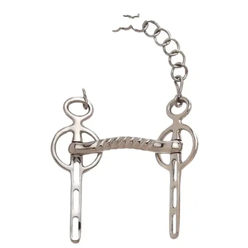 Comparer les prix de Mors Liverpool pour cheval à 3 fentes embouchure incurvée Sefton SS Slot