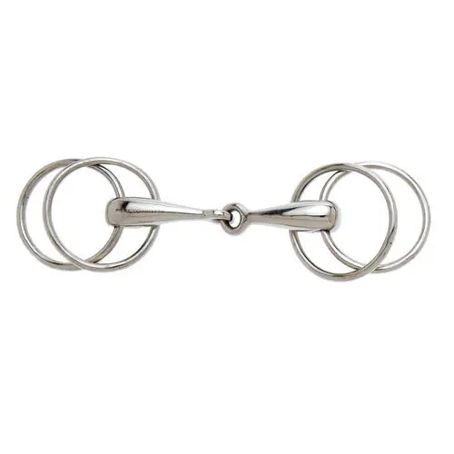 Mors simple pour cheval 4 anneaux Sefton