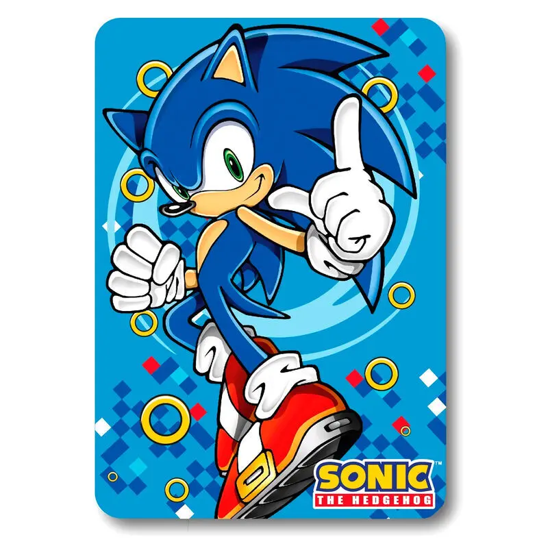 Fleece-Decke Sega Sonic The Hedgehog