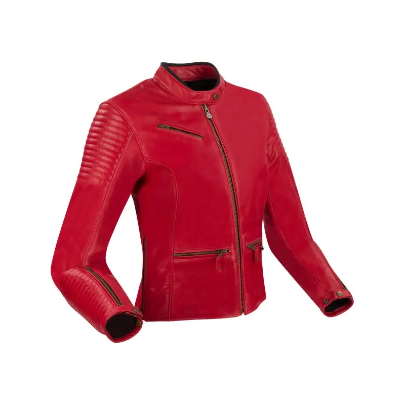 Motorrad-Lederjacke Damen Segura Curve