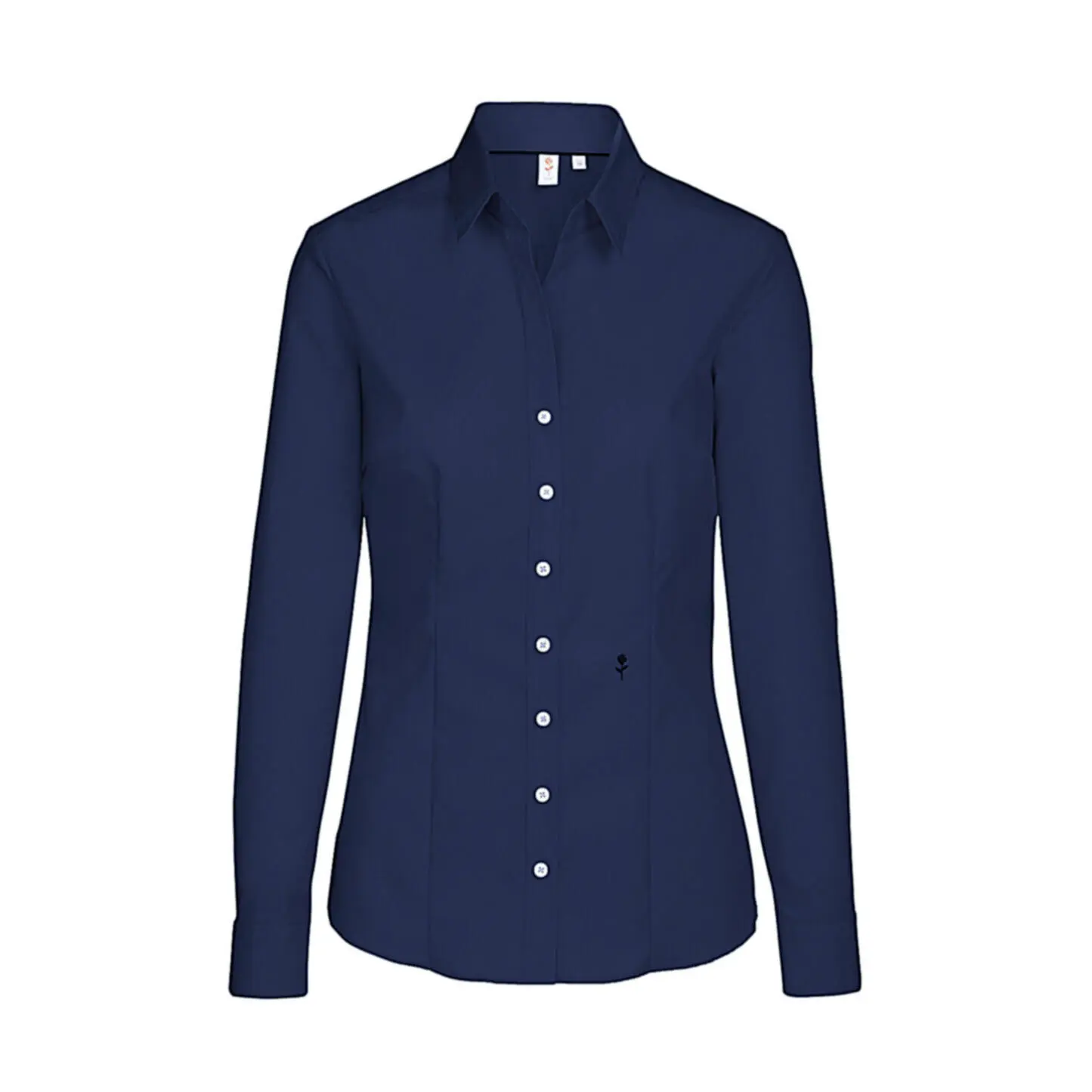 Langarm-Bluse Damen Seidensticker Slim Fit 1/1 Kent