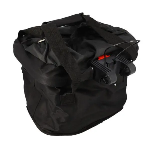 Portabici anteriore pieghevole con clip in tessuto e manico Sélection