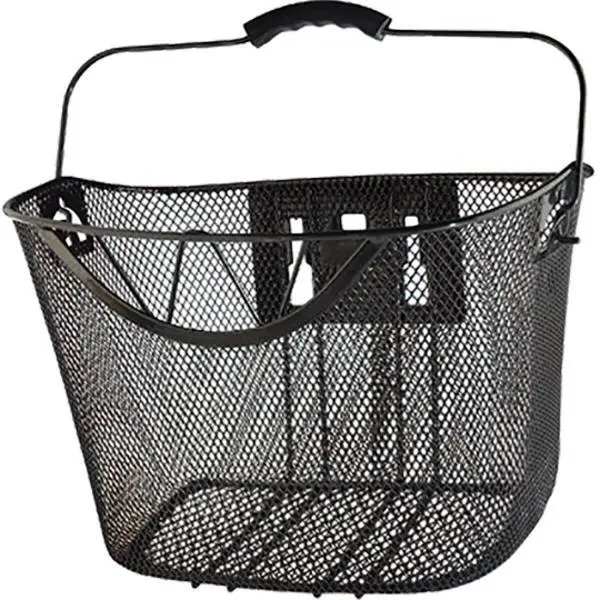 Velo Store - UK Steel mesh front bike basket with clip attachment for handlebars Sélection CGN Cycle XXL 22/25.4/31.8 | Extra 10% off with Subscription, Postage £16.79 to UK Fedex.