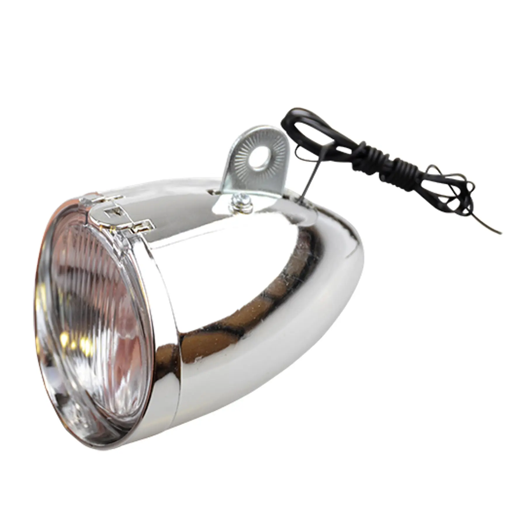 Image of Vorderrad Fahrradbeleuchtung mit Gabelbefestigung Halogen Typ Holländisch Sélection CGN Cycle Dynamo