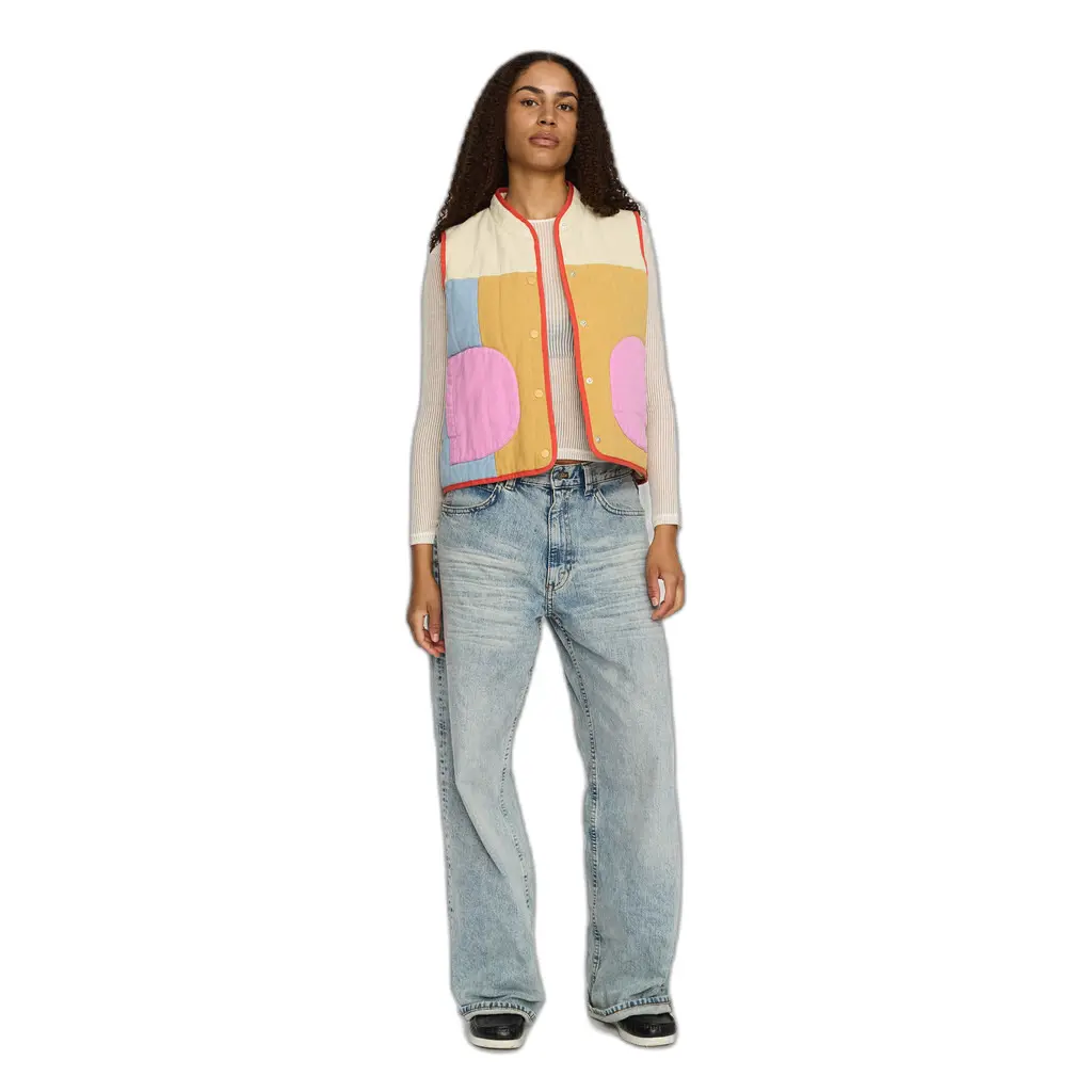 Damen-Daunenjacke Selfhood Quited Patchwork