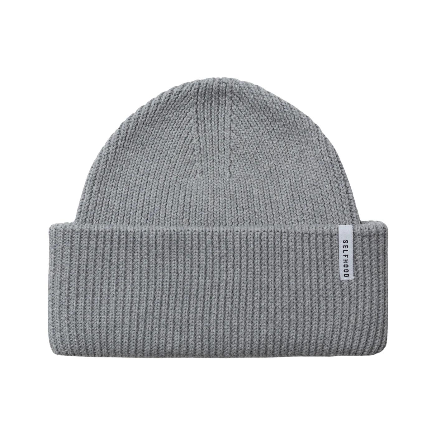 5710864701078 - Selfhood - Womens Beanie Big Foldup - Mütze Gr One Size grau