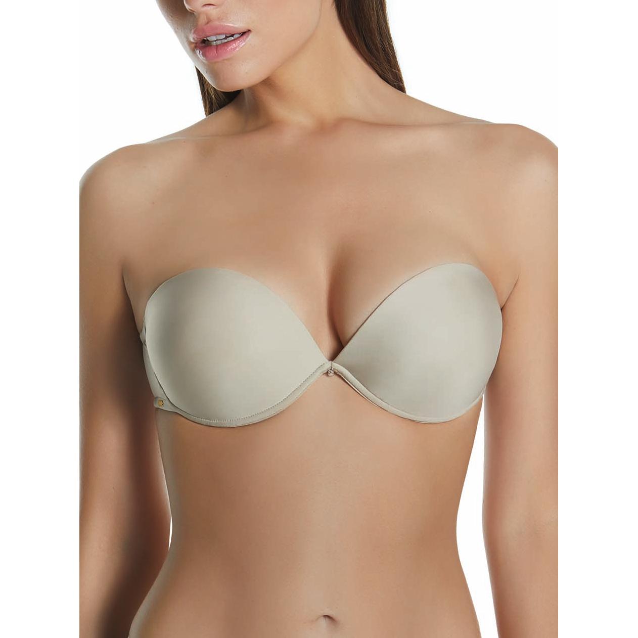 Reggiseno bandeau doppio push-up con unica armatura per donna  Etna