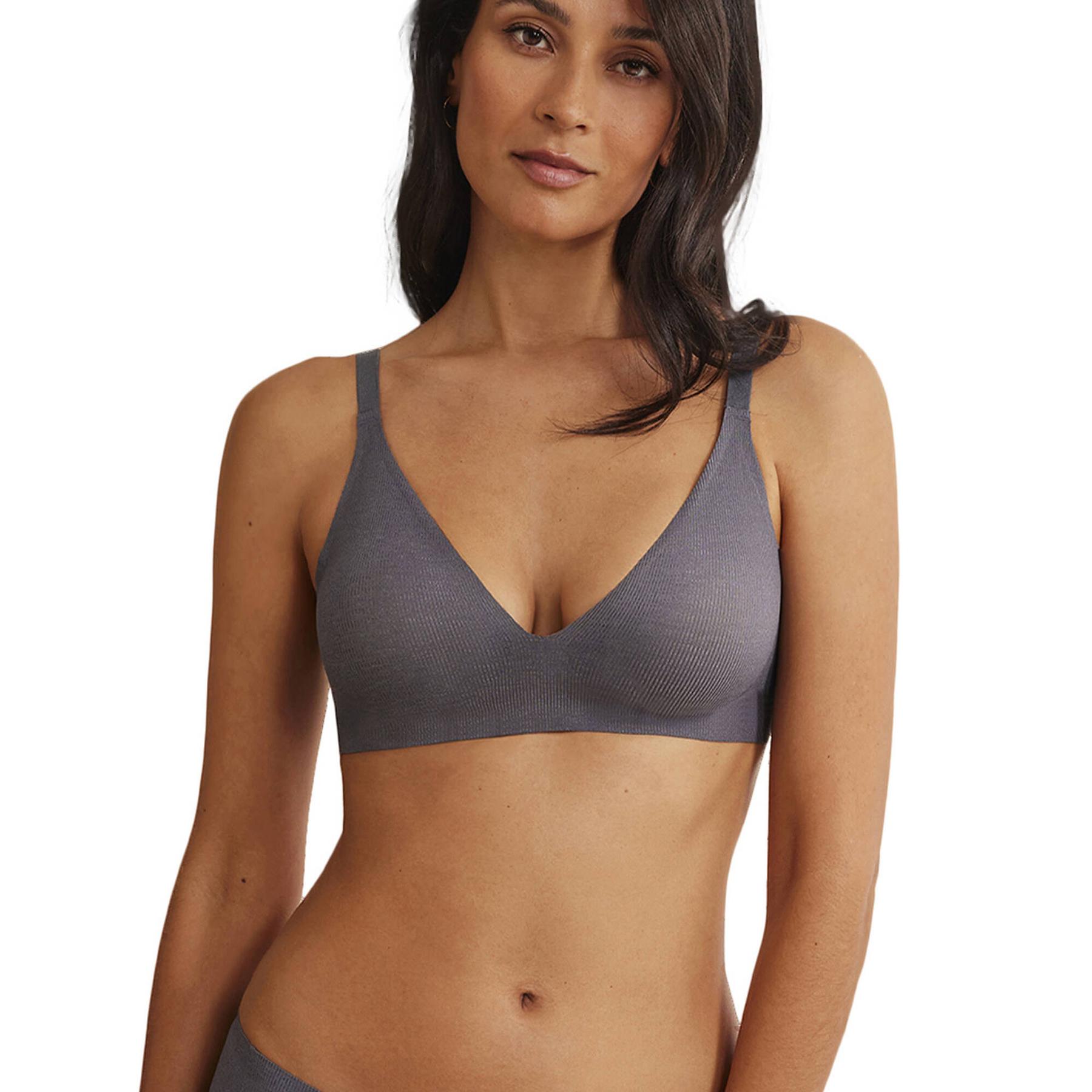 Reggiseno triangolare preformato a scollo profondo con coppe removibili donna  One