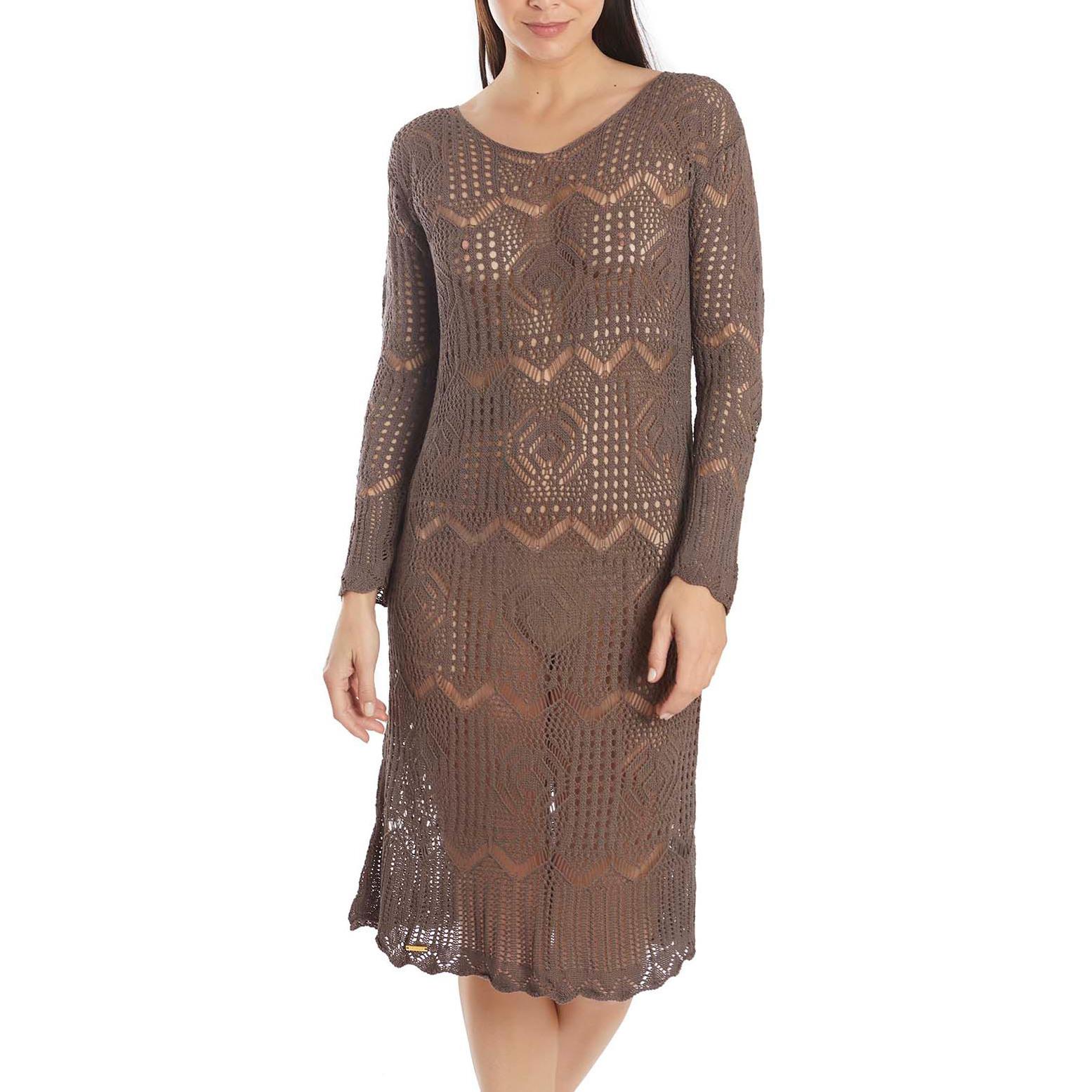 8445073060605 - Lange Häkel-Strandkleid für Damen Selmark