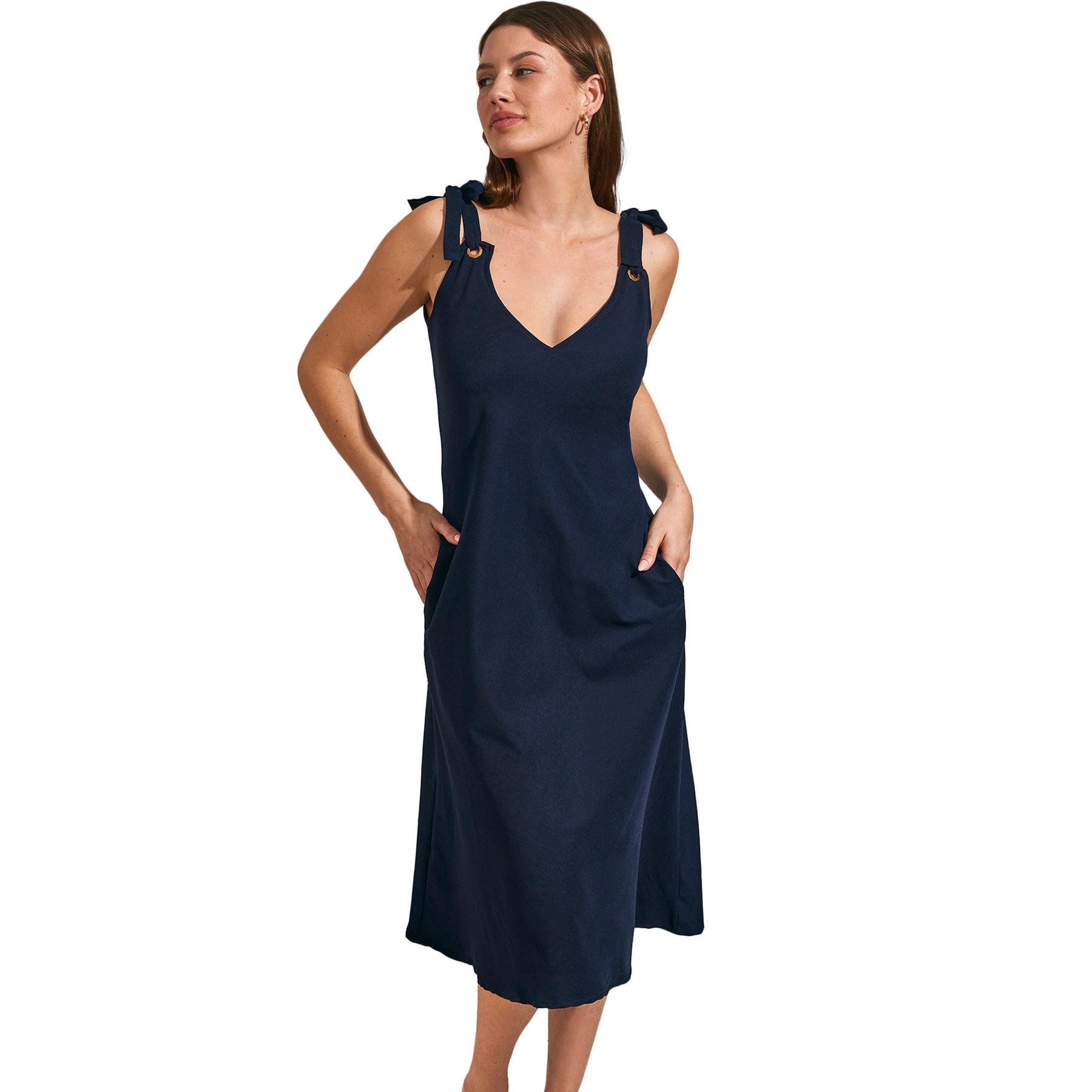 8445073868966 - Damen Midikleid mit Knöpfen Complementos