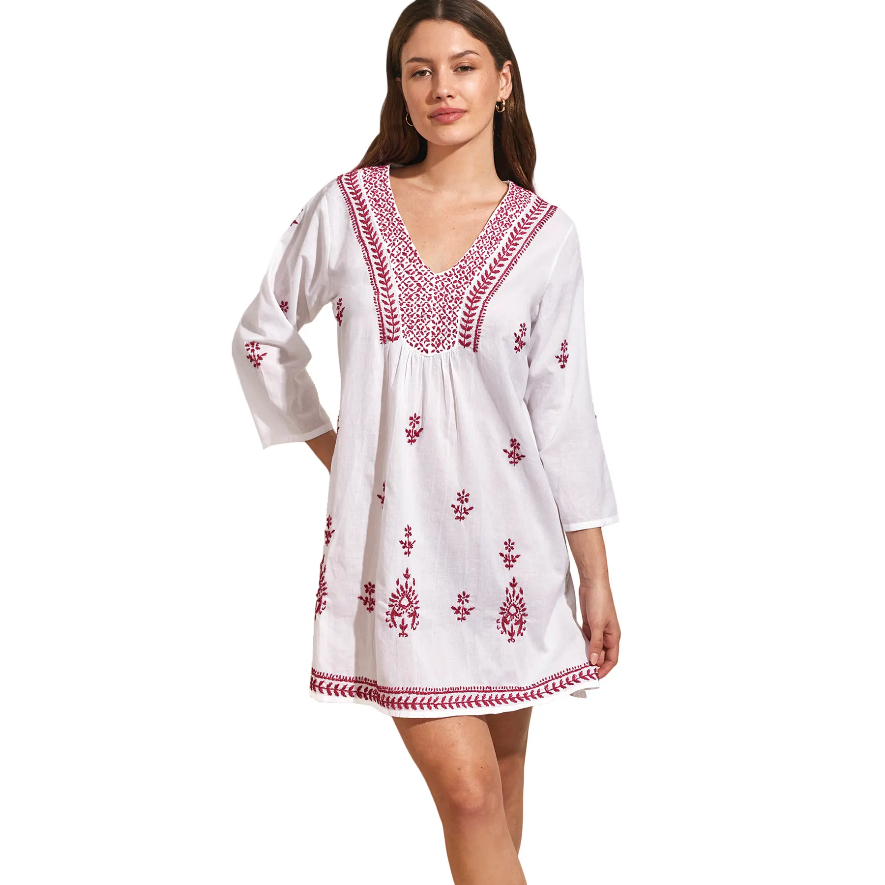 8445073869246 - Besticktes Strandtunika für Frauen Complementos