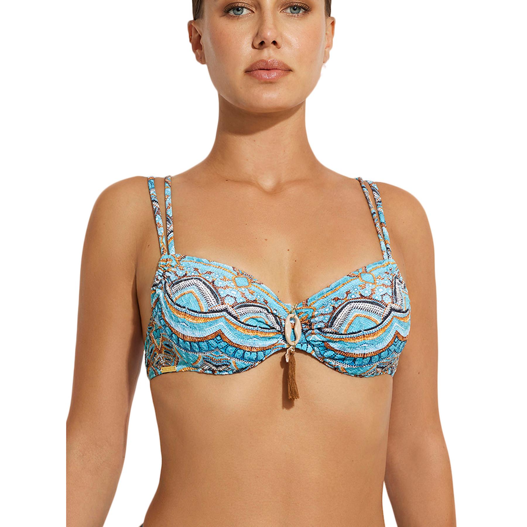 Top da bagno avvolgente donna  Mai Thai