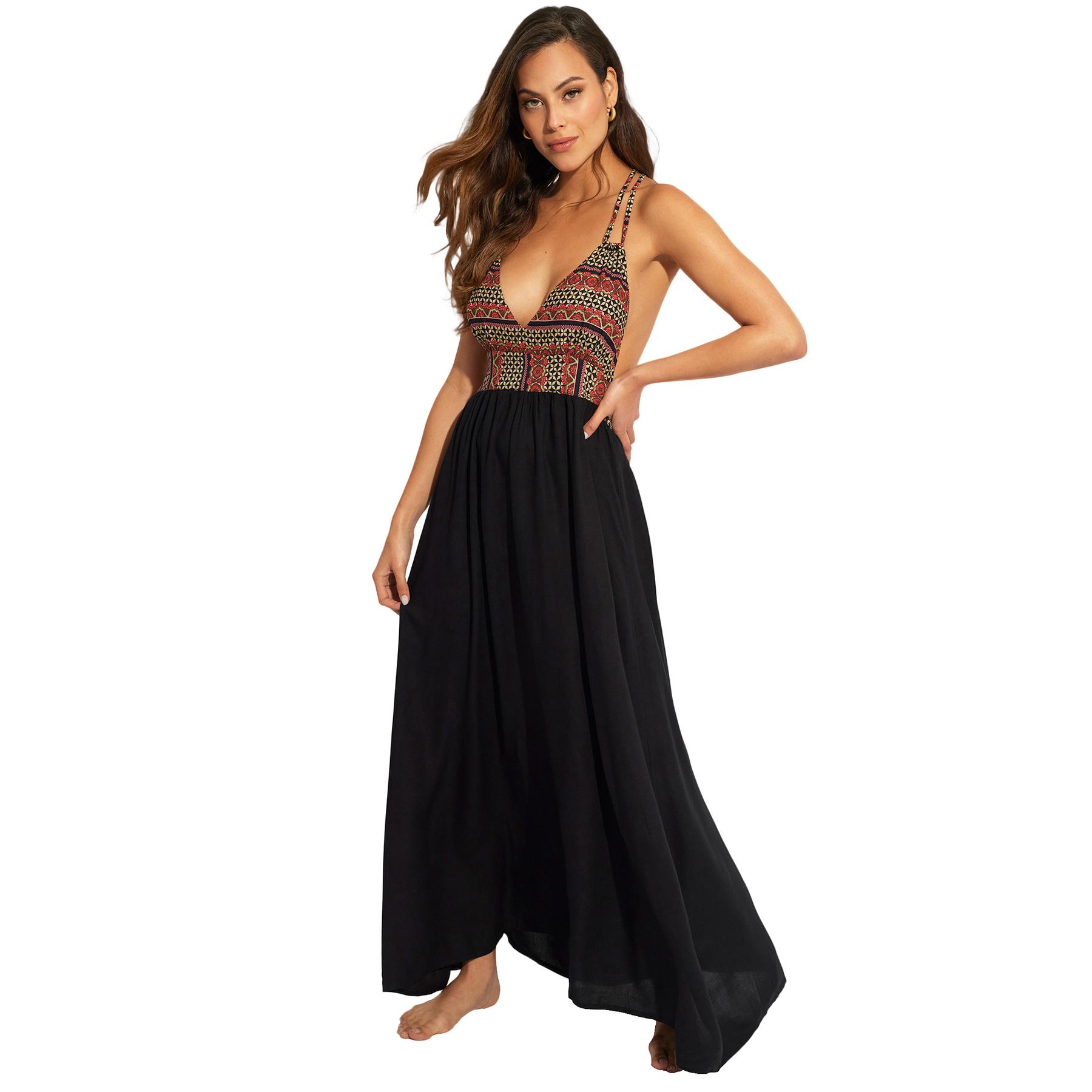 8445073794708 - Lange Sommerkleid für Damen Capri