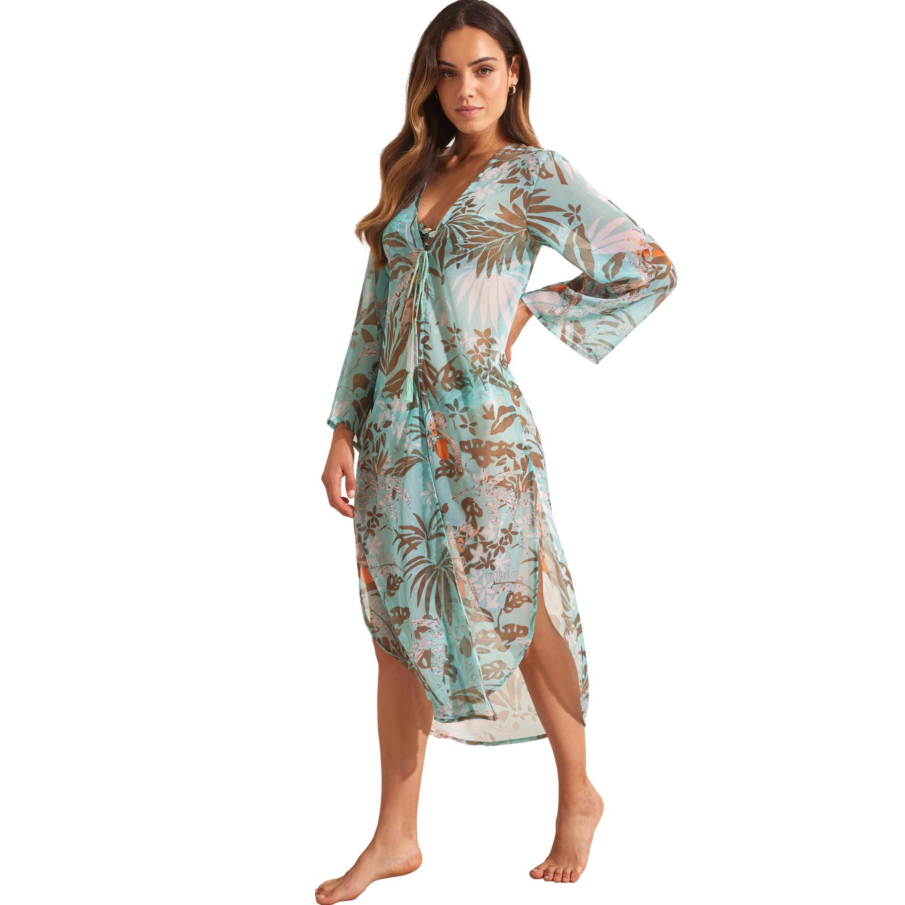 Kimono da spiaggia lungo per donna  Amazonia