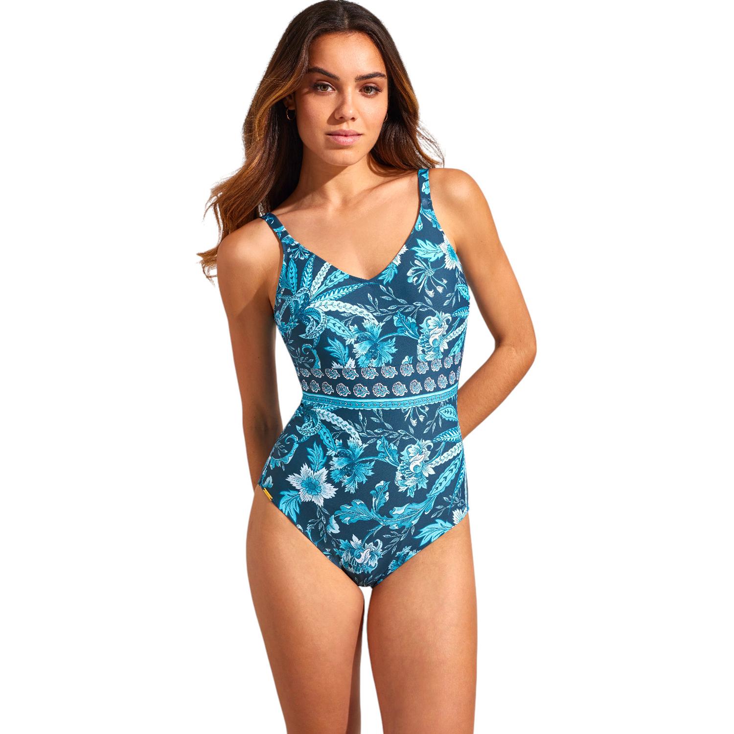 Costume da bagno intero modellante preformato donna  Acanthus