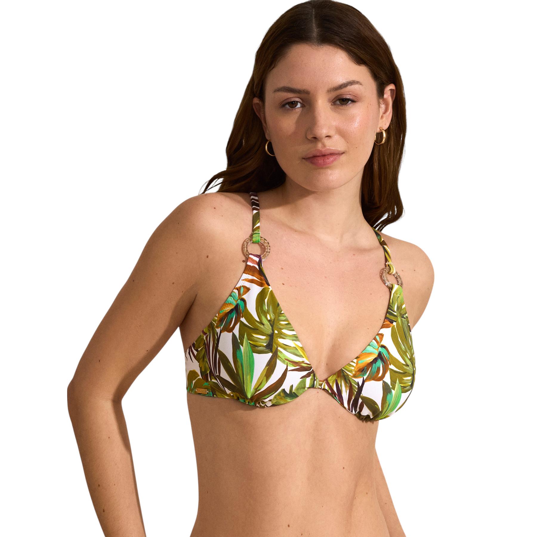 Top da bikini triangolare con coppe morbide per donna  Jade