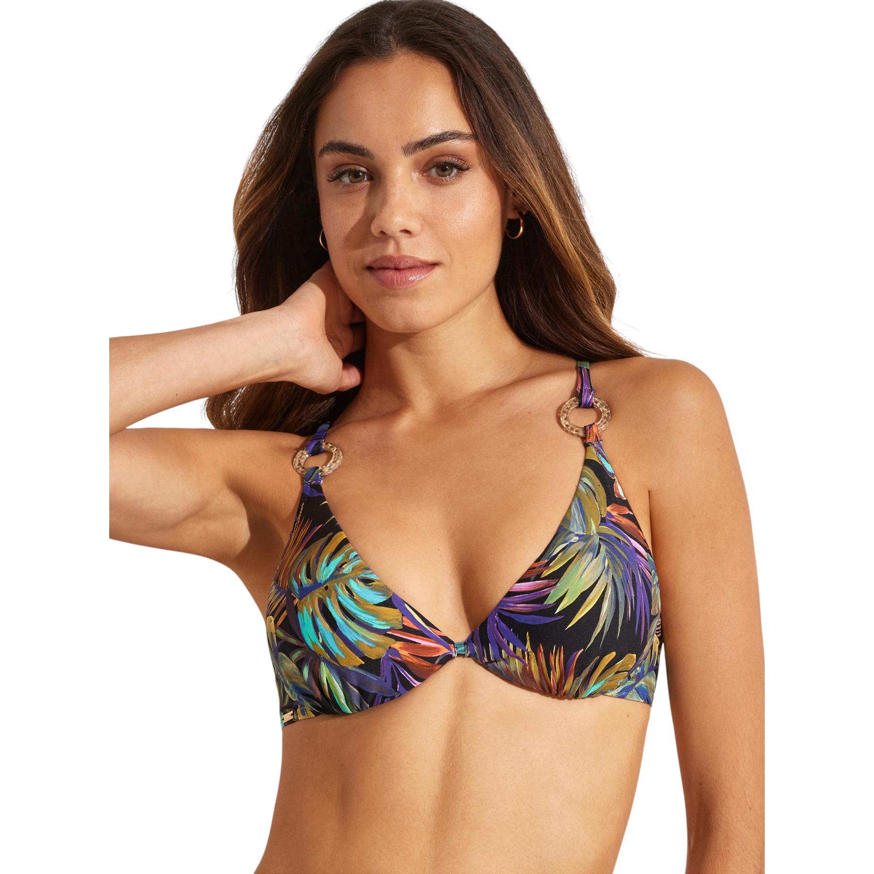 Top da bikini triangolare con coppe morbide per donna  Jade