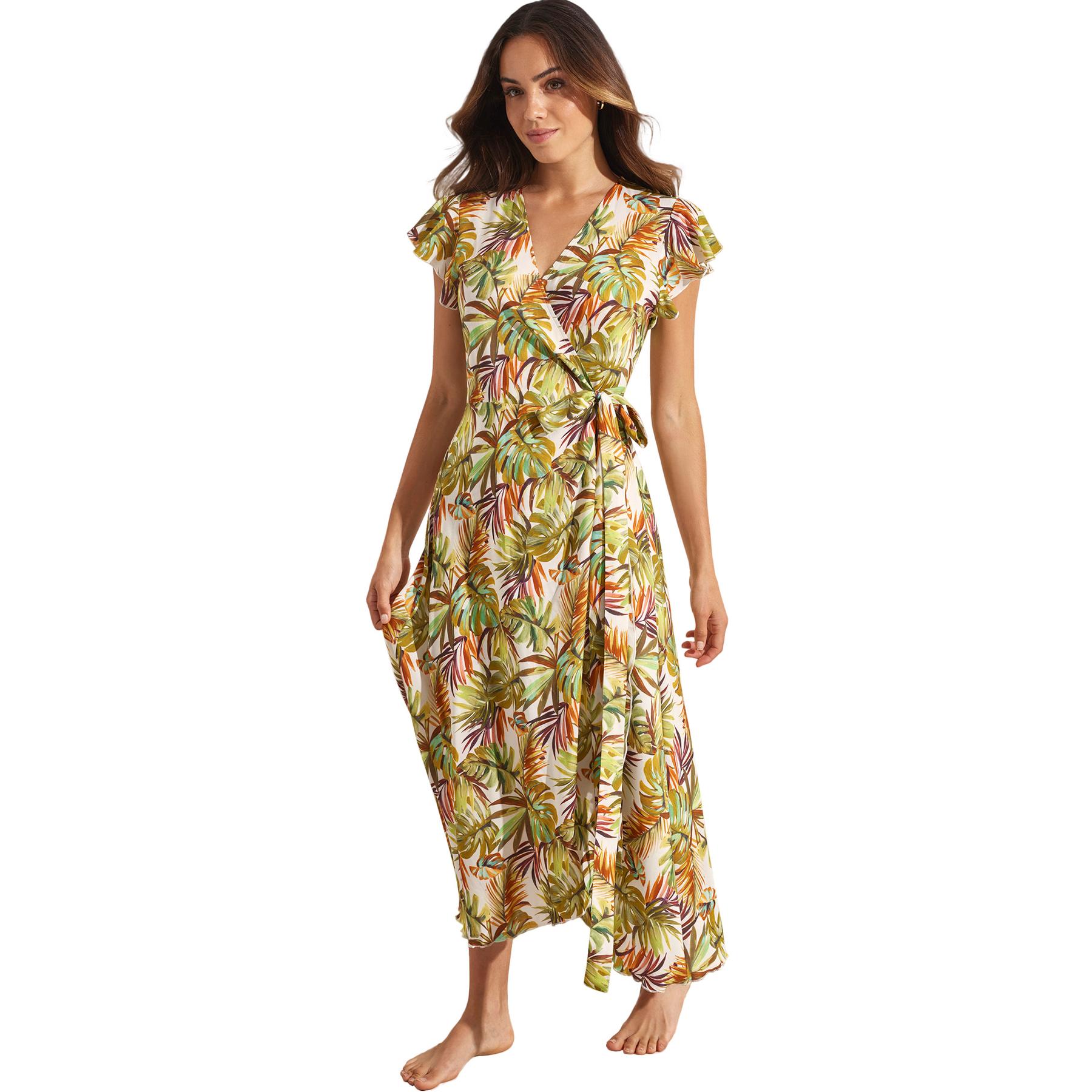 8445073868096 - Langes Sommer-Wickelkleid für Damen Jade