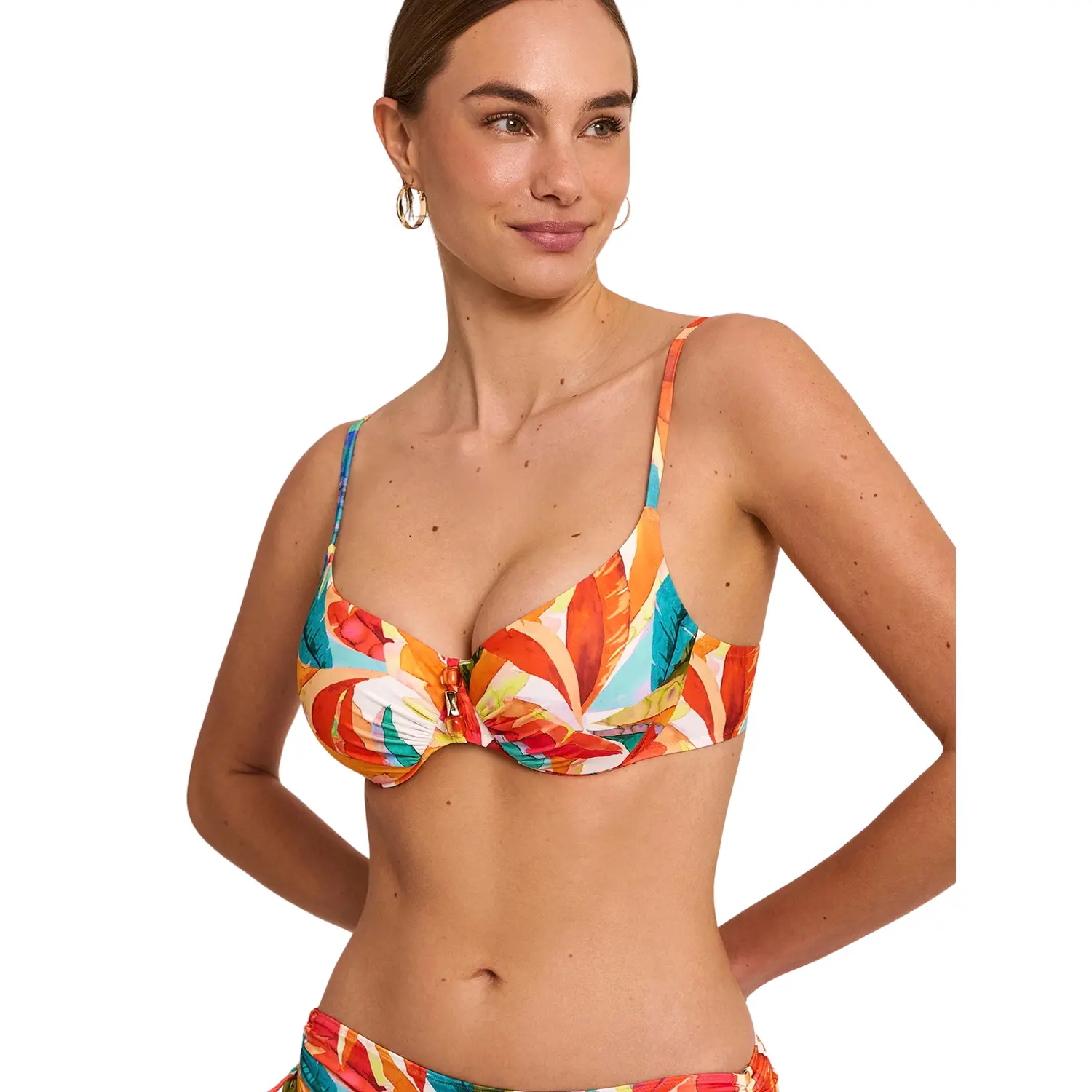 Top da bagno avvolgente donna  Oasis