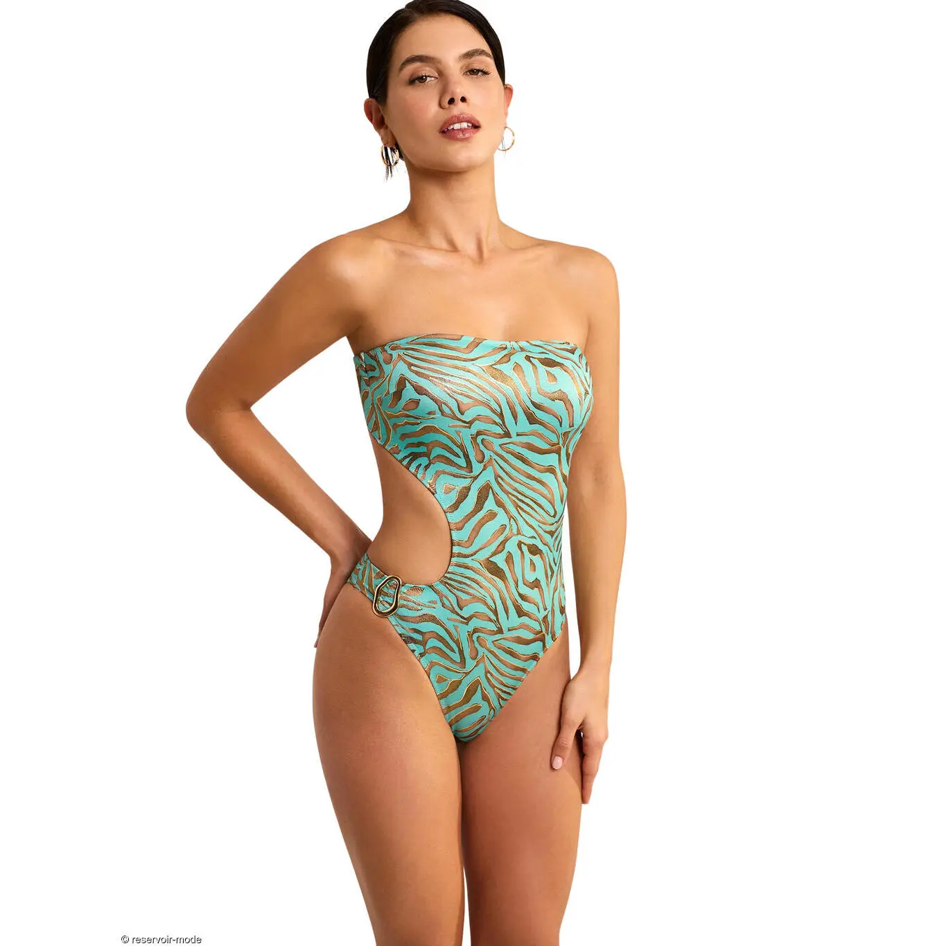 Costume da bagno intero bustier con coppe donna  Utopia