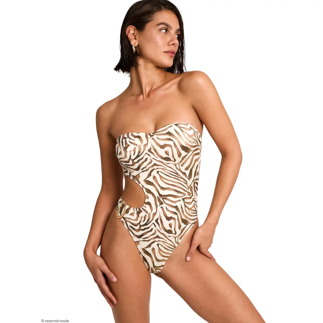 Costume da bagno intero bustier con coppe donna  Utopia