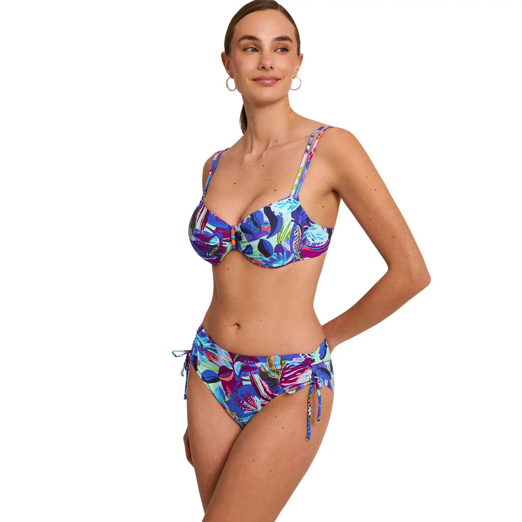 Top da bagno avvolgente donna  Sunset