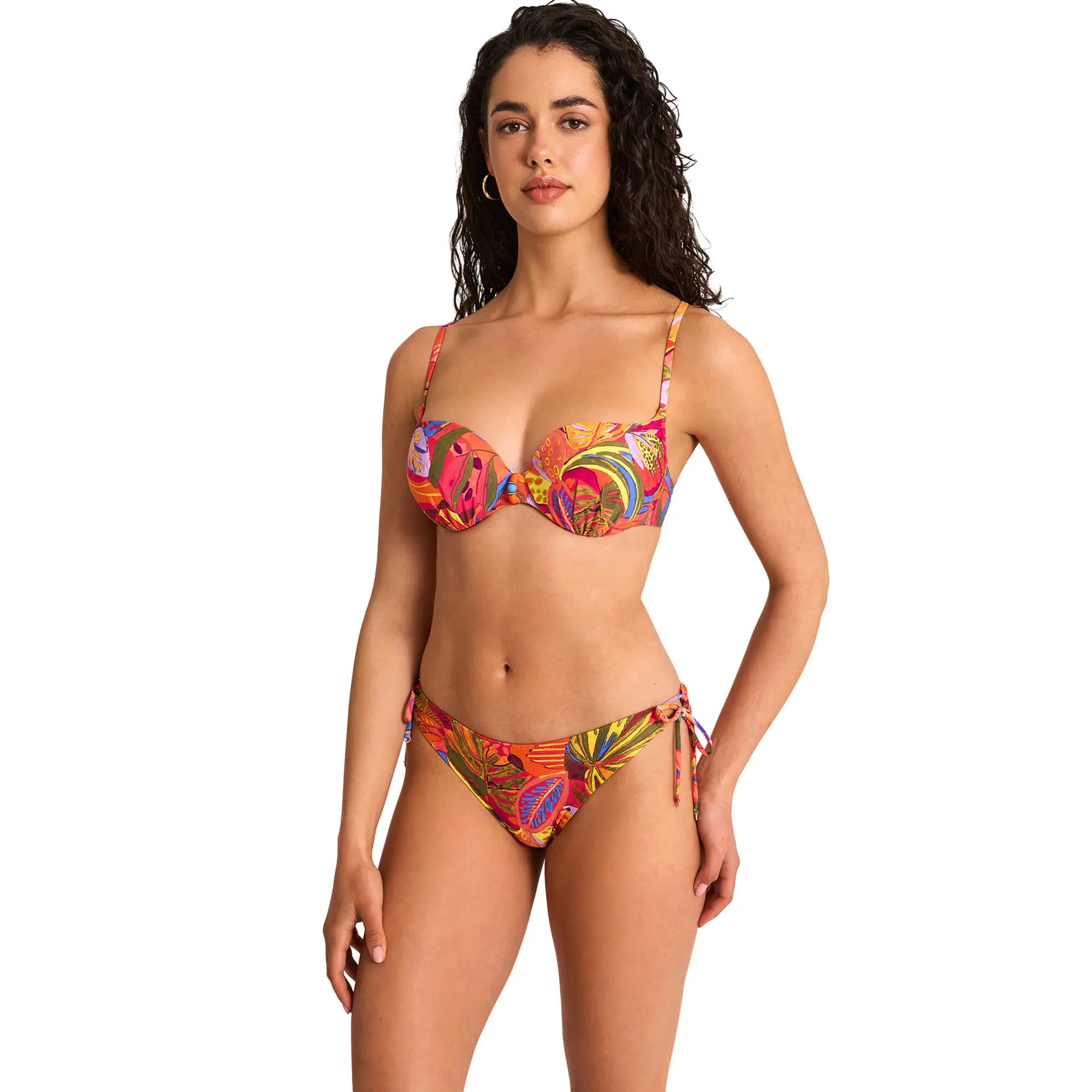 Top costume da bagno preformato con ferretto donna  Sunset