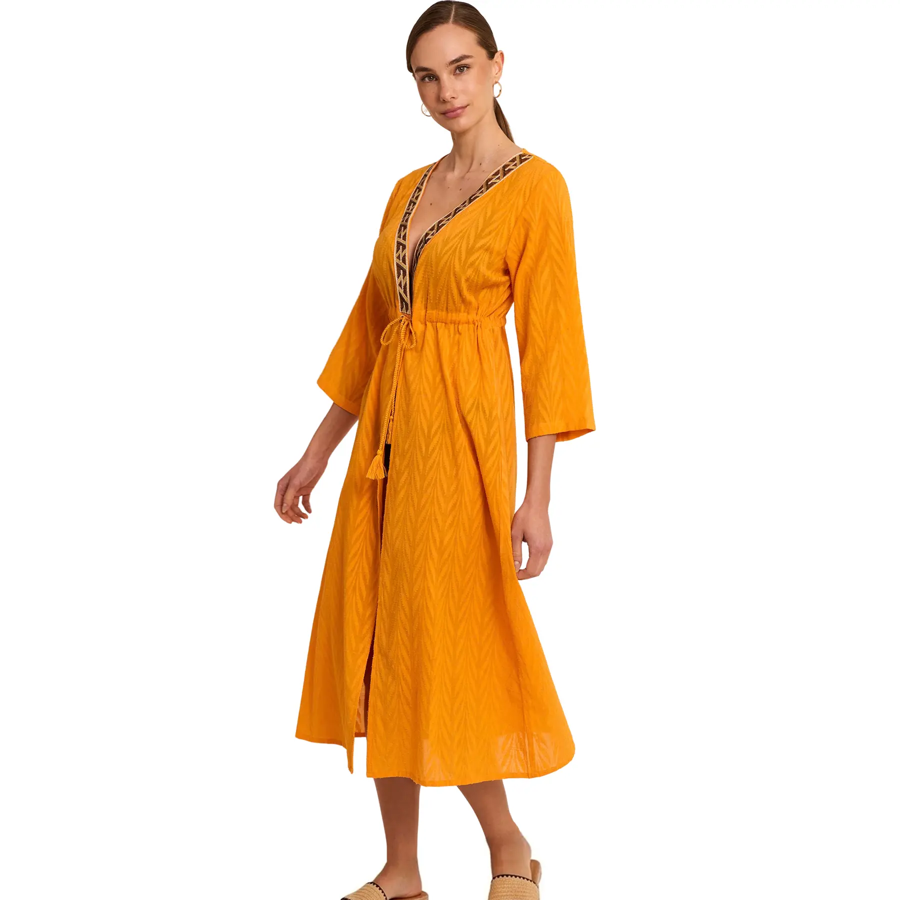 Kimono lungo da spiaggia donna  Duna
