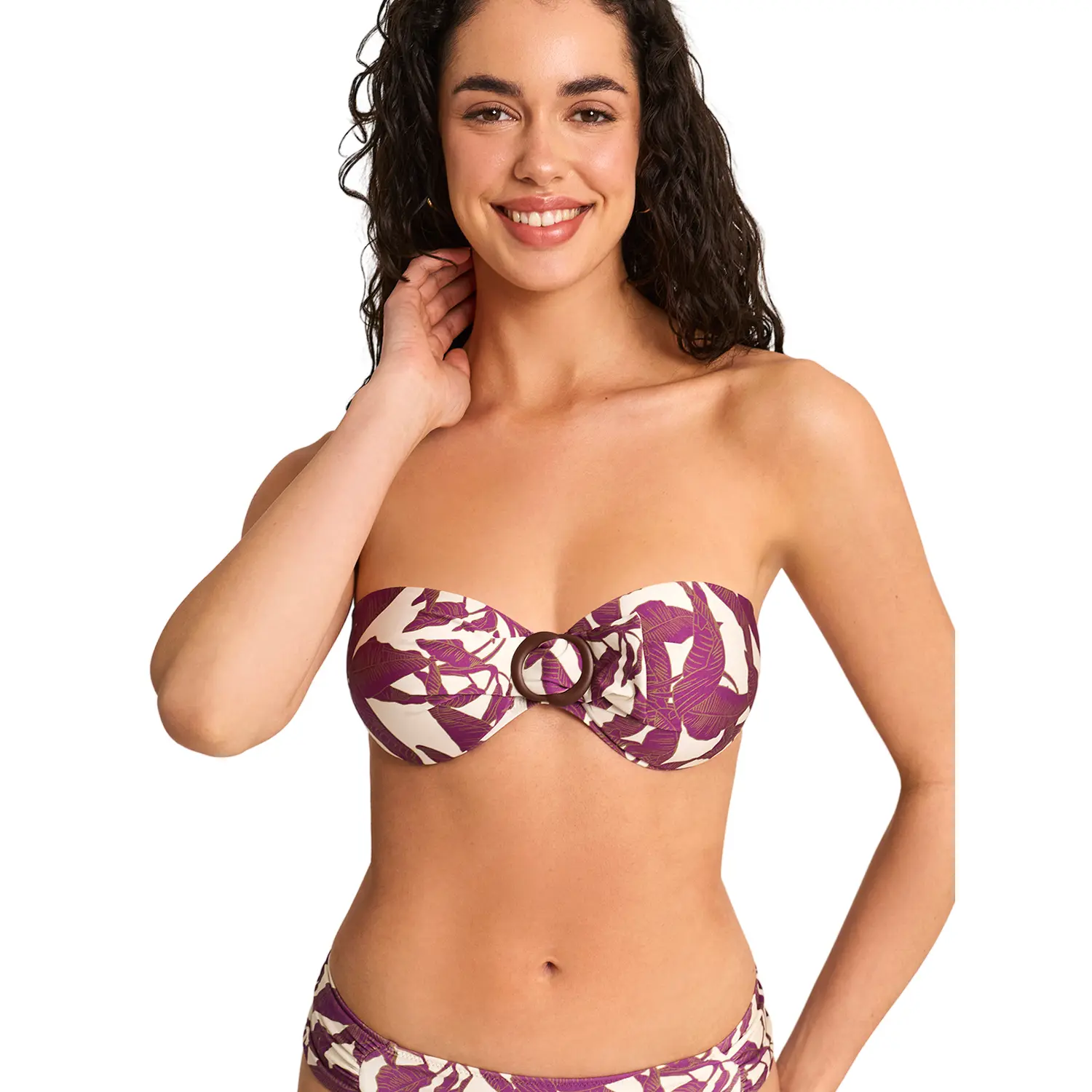 Bikini pezzo sopra a fascia da donna  Salvia